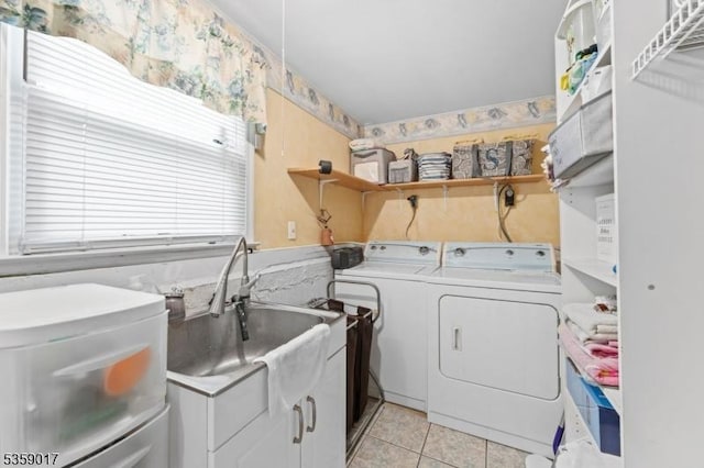 37 Furber Ave, Linden City, NJ 07036 - washroom featuring light tile patterned floors and washing machine and dryer