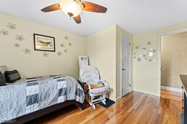 37 Furber Ave, Linden City, NJ 07036 - bedroom featuring wood finished floors and a ceiling fan
