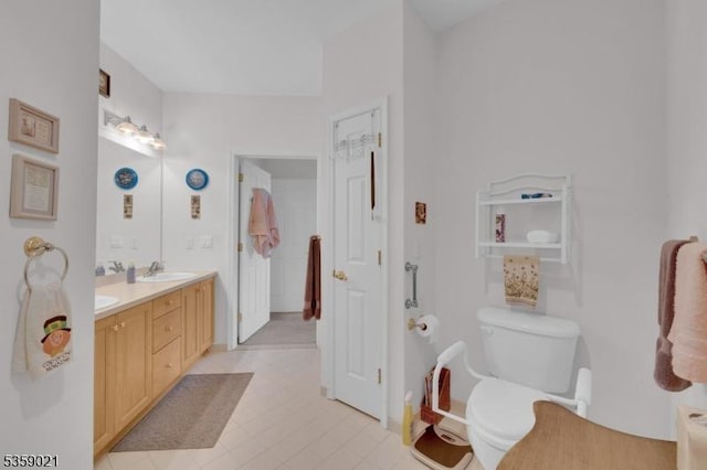 7013 Brookfield Glen Dr, White Twp, NJ 07823 - bathroom featuring double vanity and toilet