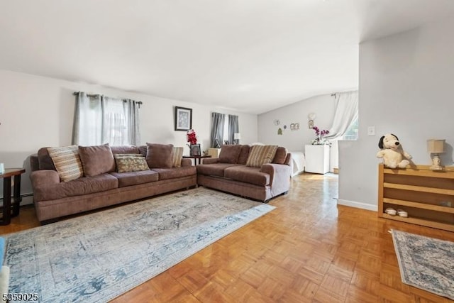 263 Morningside Ave, Cliffside Park Boro, NJ 07010 - living area with plenty of natural light and baseboards