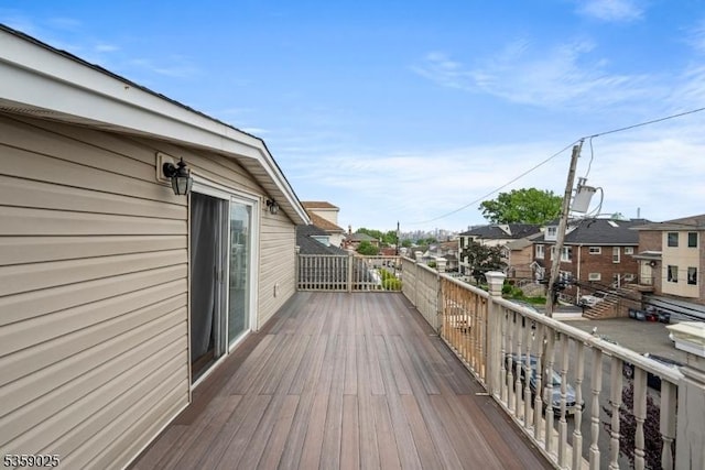 263 Morningside Ave, Cliffside Park Boro, NJ 07010 - view of wooden deck