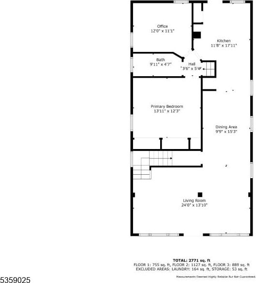 263 Morningside Ave, Cliffside Park Boro, NJ 07010 - floor plan / room layout
