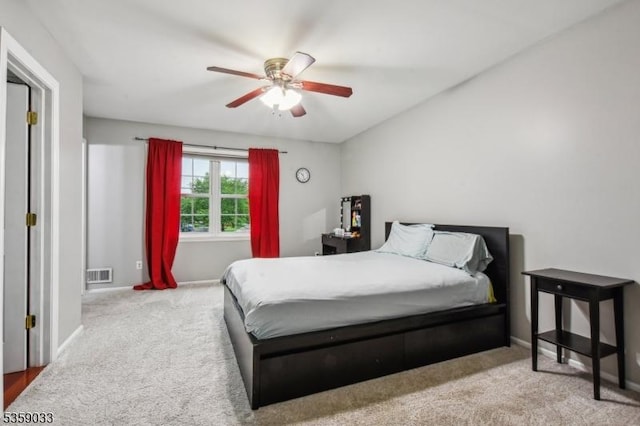 25 Manor Dr, Hillsborough Twp, NJ 08844 - carpeted bedroom featuring baseboards and ceiling fan