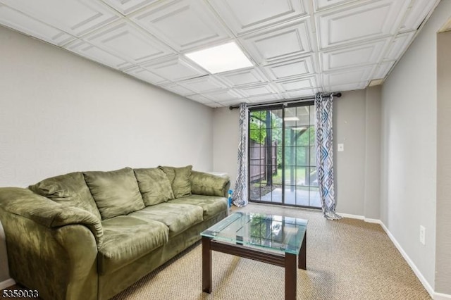 25 Manor Dr, Hillsborough Twp, NJ 08844 - living area with baseboards and carpet