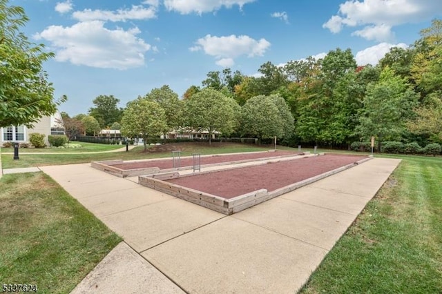 2307 Ambassador Ct Unit 2307, Franklin Twp, NJ 08873 - view of community with a bocce ball area and a yard