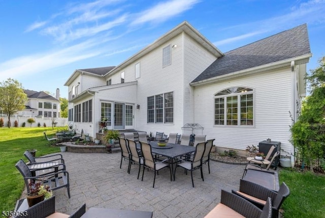 4 Greenbriar Ct, Mount Olive Twp, NJ 07836 - view of patio featuring outdoor dining area