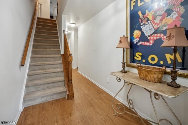 5 Prescott Ct, Condo, Bernards Twp, NJ 07920 - stairway featuring wood finished floors and baseboards