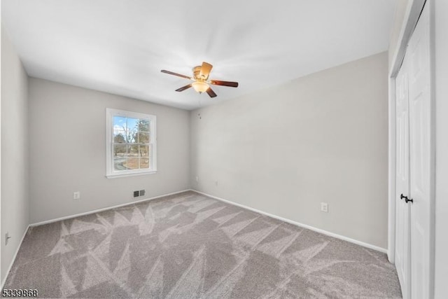231 Sutphin Ln, Hillsborough Twp, NJ 08844 - carpeted spare room featuring a ceiling fan and baseboards
