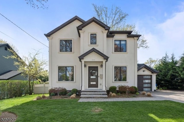 12-64 Orchard St, Fair Lawn Boro, NJ 07410 - view of front of home featuring stucco siding and driveway