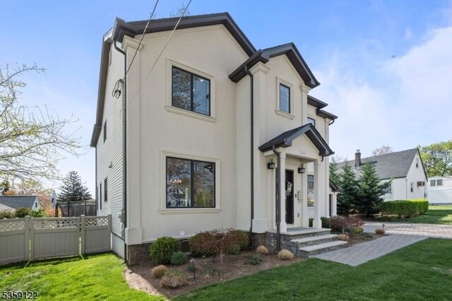 12-64 Orchard St, Fair Lawn Boro, NJ 07410 - view of front of home with stucco siding