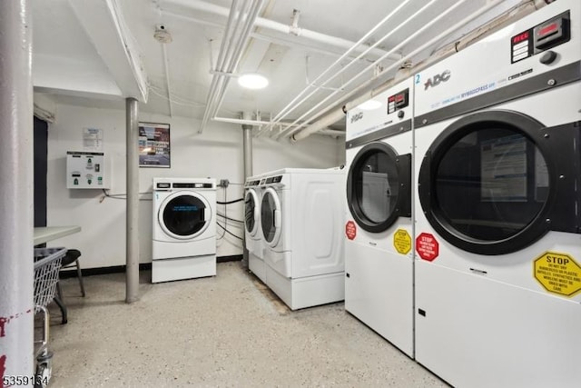 465 Maple Hill Dr Unit 51, Hackensack City, NJ 07601 - community laundry room with separate washer and dryer
