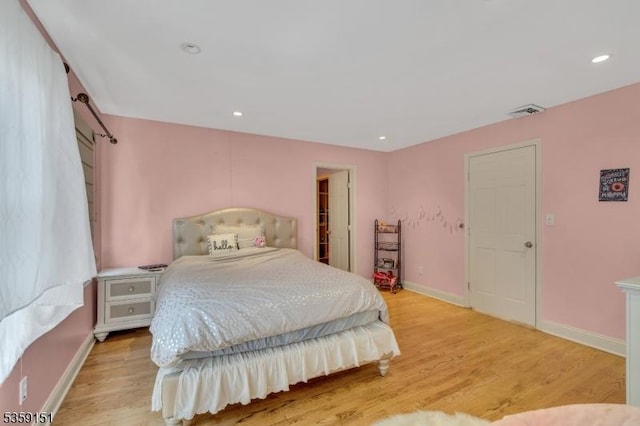 60 Dogwood Ln, Montgomery Twp, NJ 08558 - bedroom with wood finished floors, baseboards, and recessed lighting