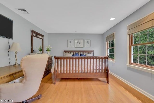 60 Dogwood Ln, Montgomery Twp, NJ 08558 - bedroom with wood finished floors, baseboards, and recessed lighting