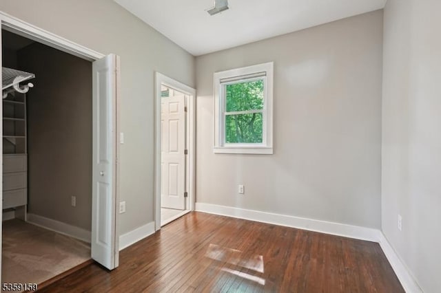 76 Mountainview Ave, Mount Arlington Boro, NJ 07856 - unfurnished bedroom featuring hardwood / wood-style flooring and baseboards