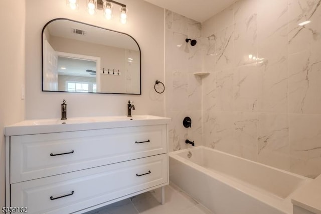 2000 Whittier St, Rahway City, NJ 07065 - full bath featuring washtub / shower combination and double vanity