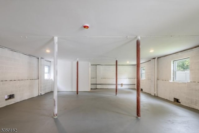 2000 Whittier St, Rahway City, NJ 07065 - garage featuring concrete block wall and recessed lighting