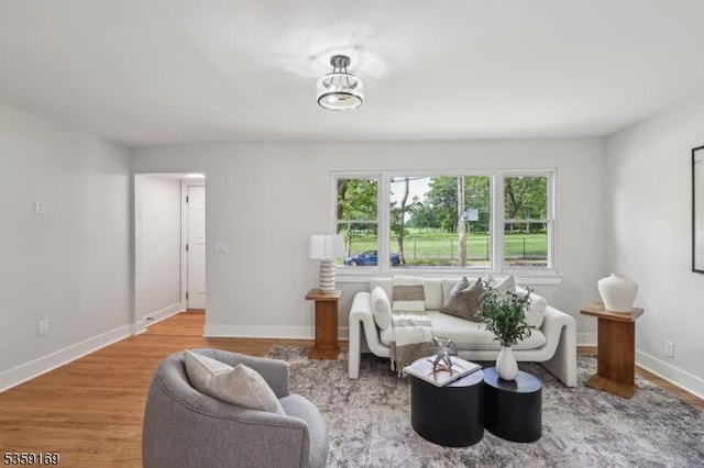 158 Old Indian Rd, West Orange Twp, NJ 07052 - living room with baseboards and wood finished floors