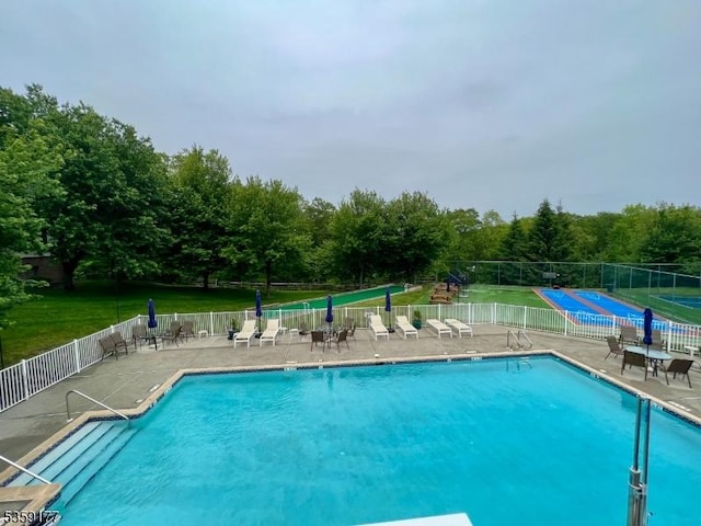 24 Ridgeview Ln Unit 24, Mount Arlington Boro, NJ 07856 - community pool featuring a patio