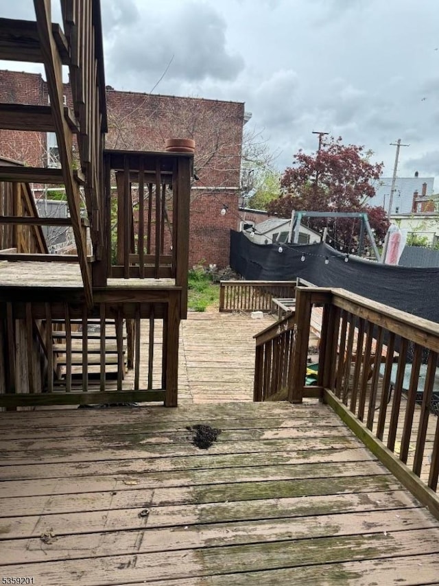 653 4th Ave, Elizabeth City, NJ 07202 - view of wooden terrace