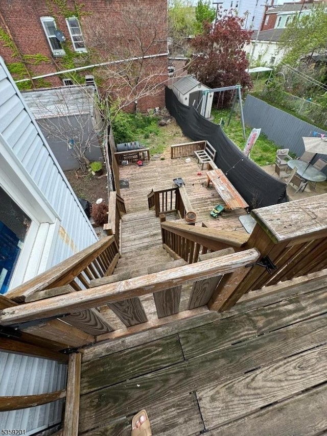 653 4th Ave, Elizabeth City, NJ 07202 - view of deck