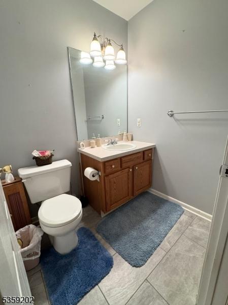 14 Thomas Rd, Lafayette Twp, NJ 07848 - bathroom with vanity and toilet