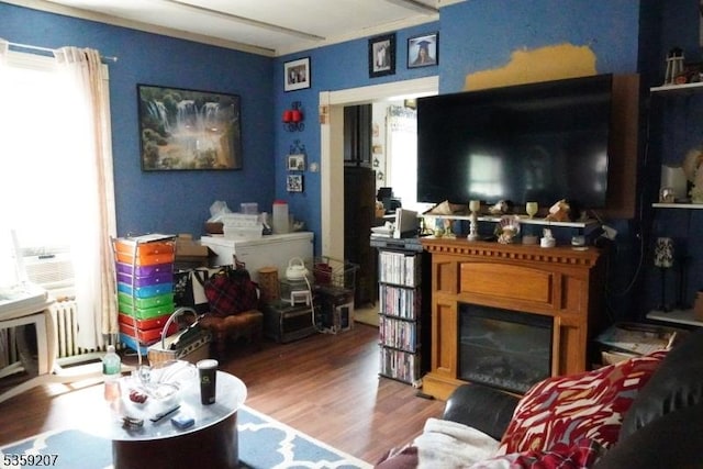 115 Navesink Ave, Highlands Boro, NJ 07732 - living room featuring wood finished floors