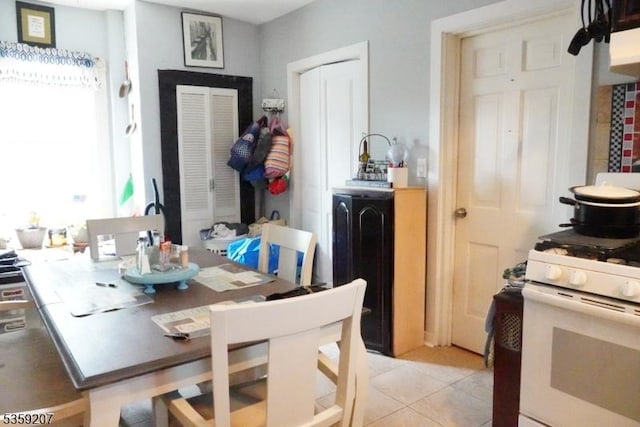 115 Navesink Ave, Highlands Boro, NJ 07732 - dining area with light tile patterned floors