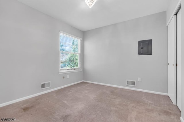 376 Finch Ln, Bedminster Twp, NJ 07921 - carpeted empty room featuring electric panel and baseboards