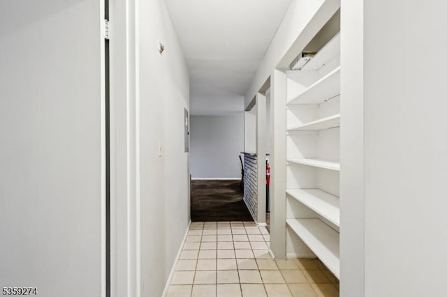 798 Eves Dr Unit 3G, Hillsborough Twp, NJ 08844 - hall with light tile patterned flooring and baseboards