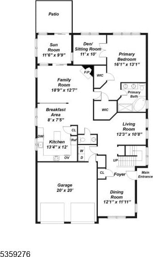 37 Hancock Pl, Franklin Twp, NJ 08873 - home floor plan