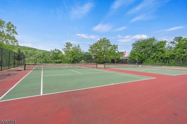 6406 Brookhaven Ct, Riverdale Boro, NJ 07457 - view of tennis court with community basketball court