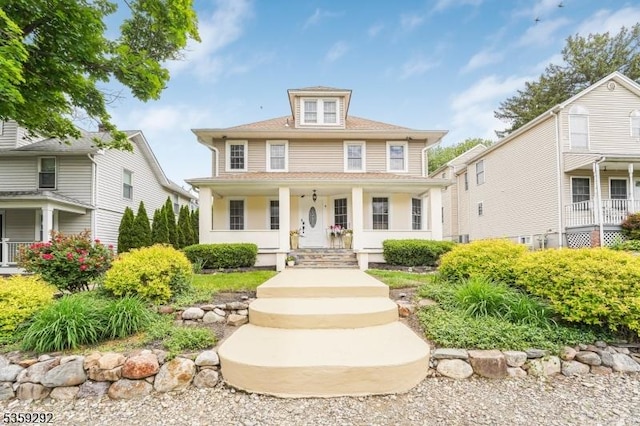6 Highland Ave, Montville Twp, NJ 07045 - traditional style home with a porch