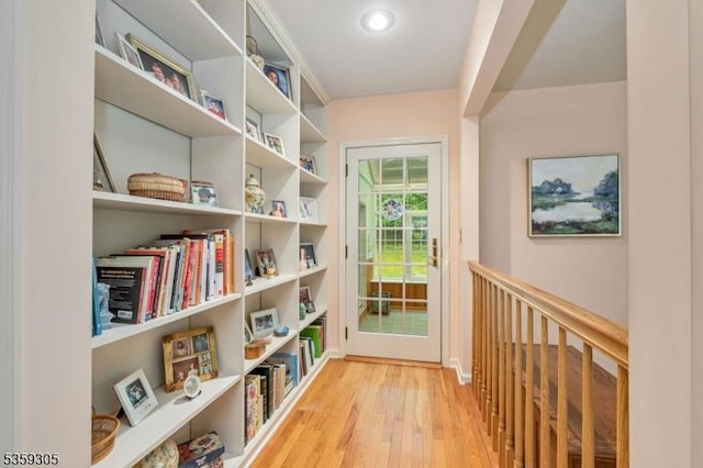 785 Backhus Estate Rd, Lebanon Twp, NJ 08826 - hall with wood finished floors and baseboards