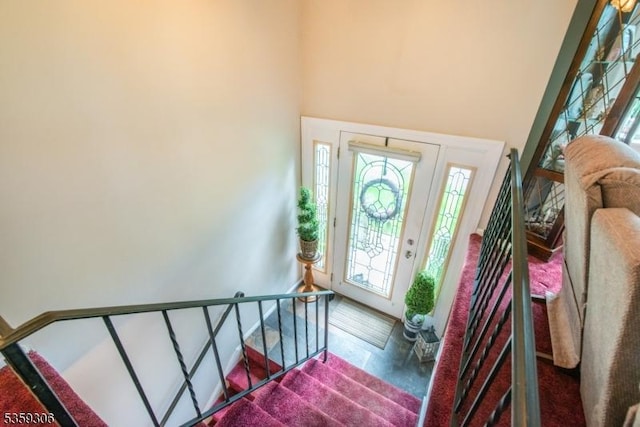 6 Gardenia Rd, Vernon Twp, NJ 07418 - foyer entrance featuring stairway