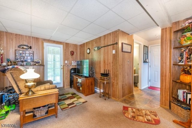 6 Gardenia Rd, Vernon Twp, NJ 07418 - living area with wooden walls