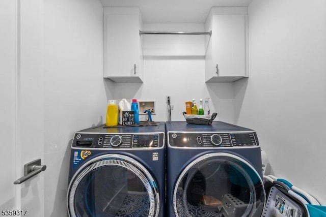 190 Riverside Dr, Springfield Twp, NJ 07081 - washroom featuring cabinet space and washing machine and dryer
