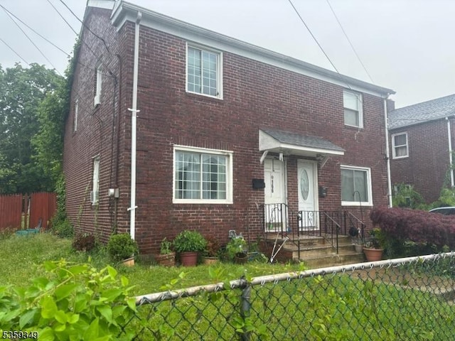 166 Fulton St, New Brunswick City, NJ 08901 - view of front of house featuring brick siding