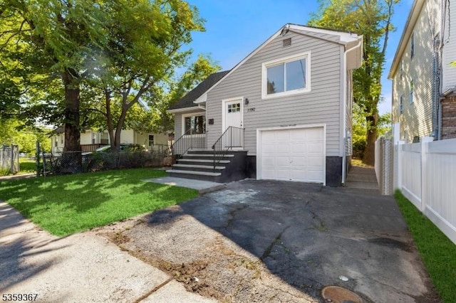 1190 Union St, Linden City, NJ 07036 - view of front of property featuring an attached garage and driveway