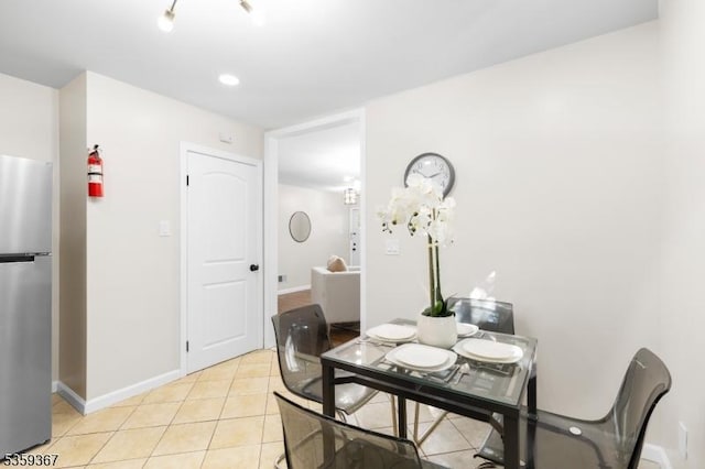 1190 Union St, Linden City, NJ 07036 - dining room featuring light tile patterned floors and baseboards