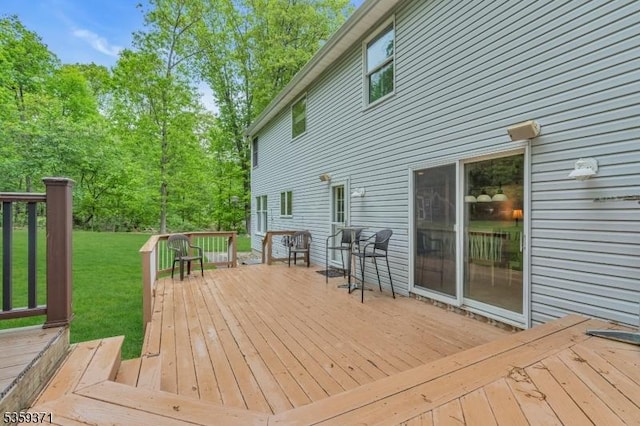 1 Lepont St, Stanhope Boro, NJ 07874 - deck with a yard