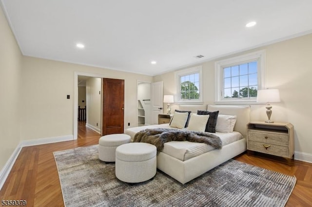371 Franklin Pl S, Orange Village Twp, NJ 07079 - bedroom with recessed lighting and wood finished floors