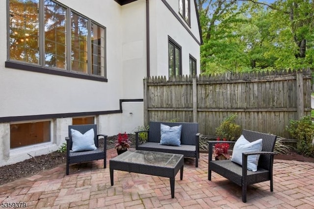 371 Franklin Pl S, Orange Village Twp, NJ 07079 - view of patio / terrace with an outdoor living space