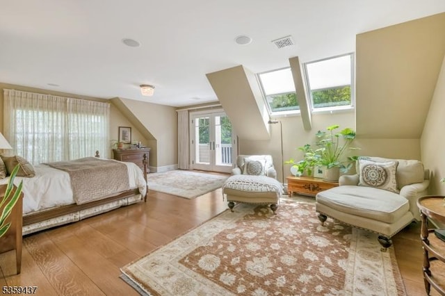 259 Indian Trail Dr, Franklin Lakes Boro, NJ 07417 - bedroom with wood finished floors and access to outside
