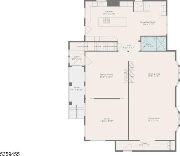 296 Highfield Ln, Nutley Twp, NJ 07110 - floor plan / room layout