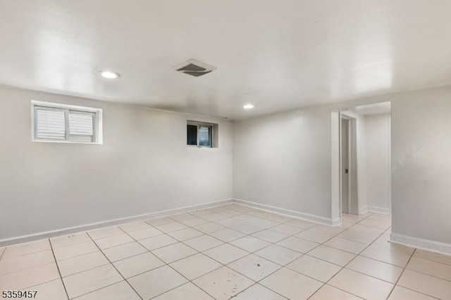 31 Mertz Ave, Belleville Twp, NJ 07109 - below grade area featuring recessed lighting and light tile patterned floors