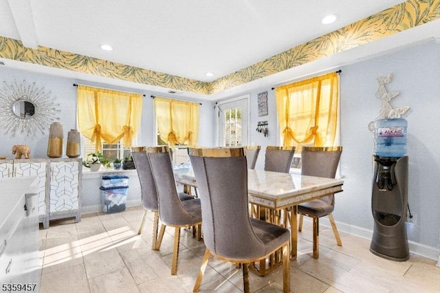 31 Mertz Ave, Belleville Twp, NJ 07109 - dining room featuring recessed lighting and wallpapered walls