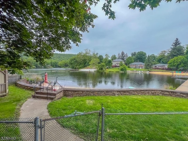 5461 Berkshire Valley Rd, Jefferson Twp, NJ 07438 - water view with a gate