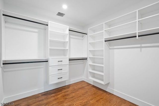 1 Willow Pl, East Hanover Twp, NJ 07936 - spacious closet with dark wood-style floors