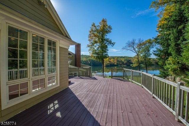 1 Brook Valley Ter, Kinnelon Boro, NJ 07405 - deck with a water view