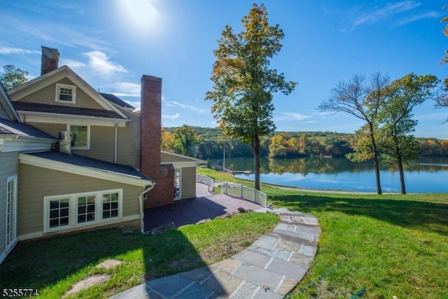 1 Brook Valley Ter, Kinnelon Boro, NJ 07405 - view of green lawn with a water view